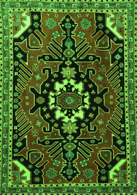Persian Green Traditional Rug, tr1709grn