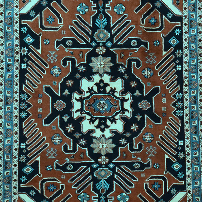 Persian Light Blue Traditional Rug, tr1709lblu