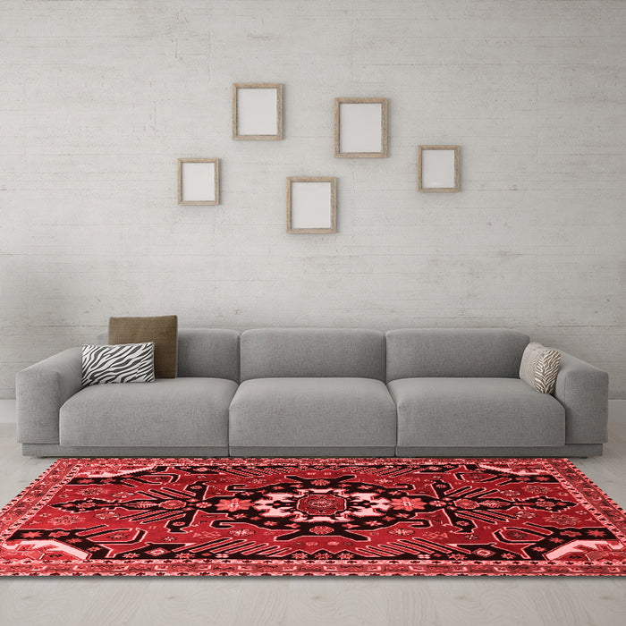 Traditional Red Washable Rugs