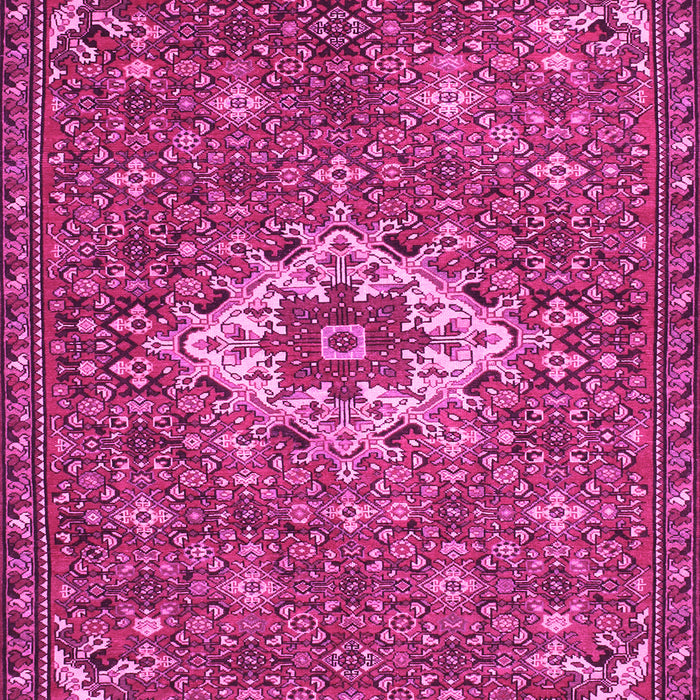 Machine Washable Persian Pink Traditional Rug, wshtr170pnk