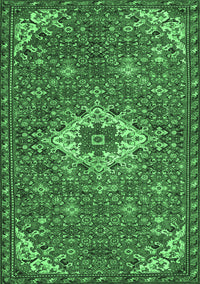 Persian Emerald Green Traditional Rug, tr170emgrn