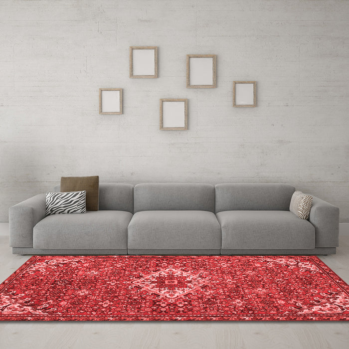 Traditional Red Washable Rugs