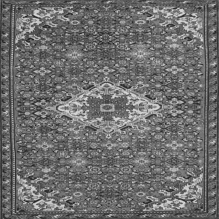 Serging Thickness of Persian Gray Traditional Rug, tr170gry