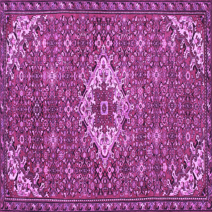 Square Persian Purple Traditional Rug, tr170pur
