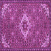 Square Persian Purple Traditional Rug, tr170pur