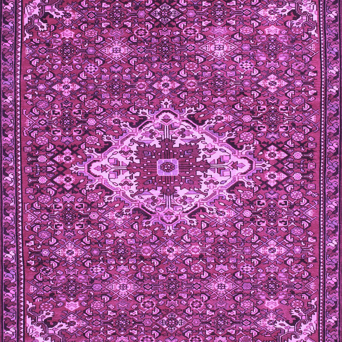 Machine Washable Persian Purple Traditional Area Rugs, wshtr170pur
