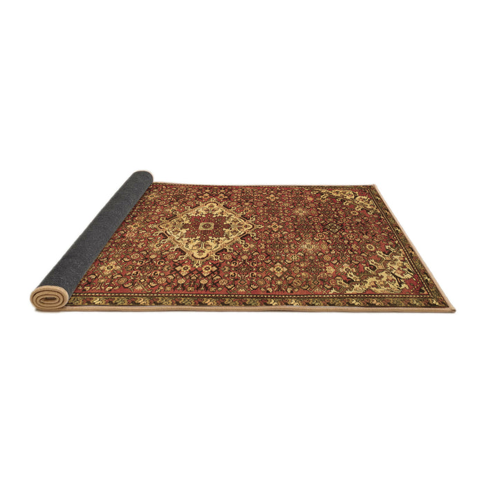 Sideview of Persian Brown Traditional Rug, tr170brn
