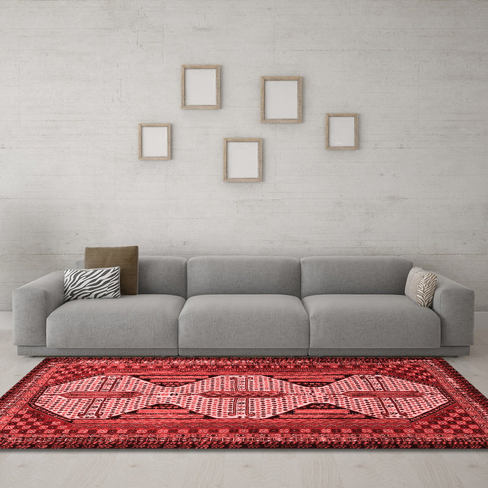 Traditional Red Washable Rugs