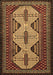 Persian Brown Traditional Rug, tr1710brn