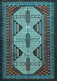 Persian Light Blue Traditional Rug, tr1710lblu