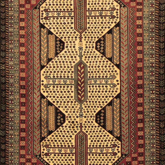Machine Washable Persian Brown Traditional Rug, wshtr1710brn