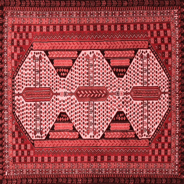 Machine Washable Persian Red Traditional Rug, wshtr1710red