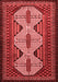 Persian Red Traditional Area Rugs