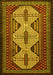 Persian Yellow Traditional Rug, tr1710yw