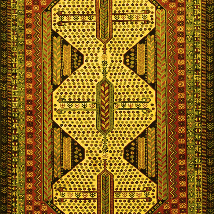 Persian Yellow Traditional Rug, tr1710yw