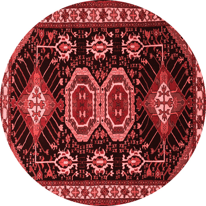 Machine Washable Persian Red Traditional Rug, wshtr1711red