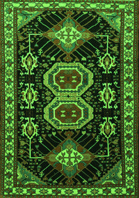 Persian Green Traditional Rug, tr1711grn