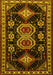 Machine Washable Persian Yellow Traditional Rug, wshtr1711yw