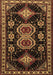 Machine Washable Persian Brown Traditional Rug, wshtr1711brn