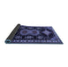 Sideview of Persian Blue Traditional Rug, tr1711blu