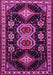 Machine Washable Persian Pink Traditional Rug, wshtr1711pnk