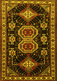 Persian Yellow Traditional Rug, tr1711yw