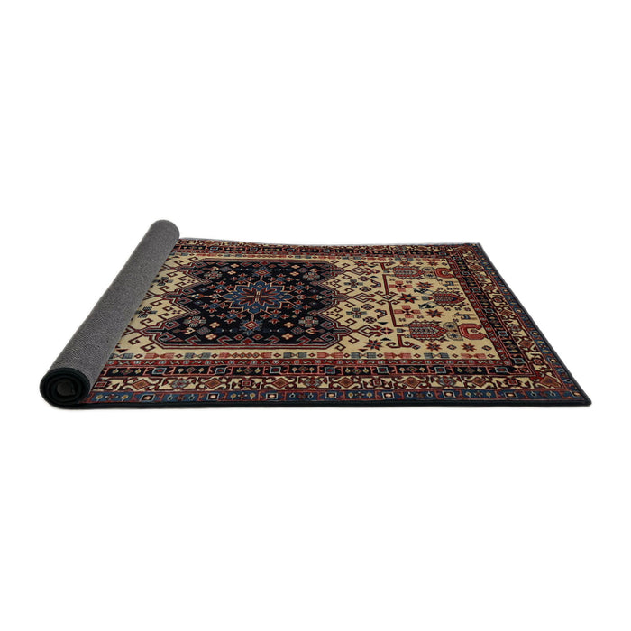 Sideview of Traditional Dark Almond Brown Persian Rug, tr1712