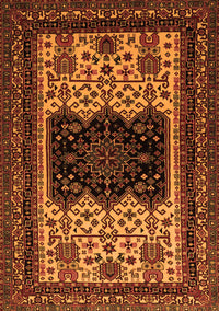 Persian Orange Traditional Rug, tr1712org