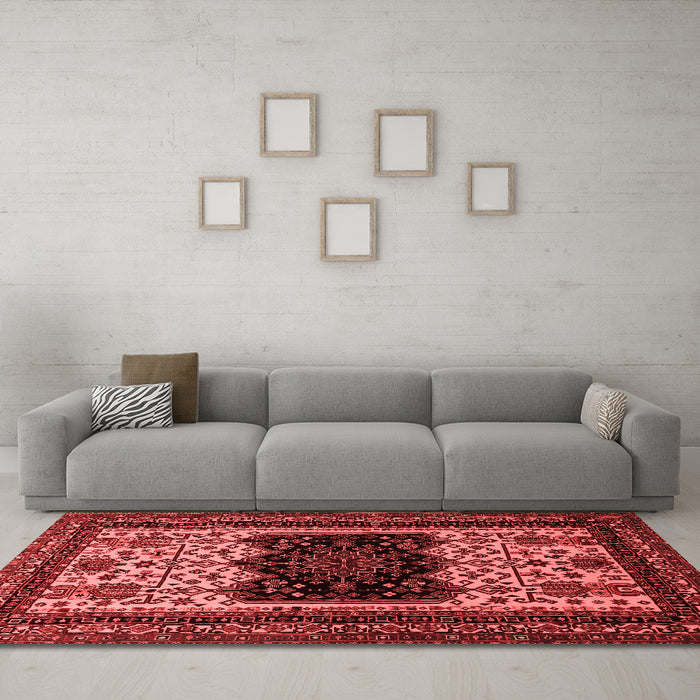 Traditional Red Washable Rugs