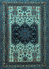 Persian Light Blue Traditional Rug, tr1712lblu