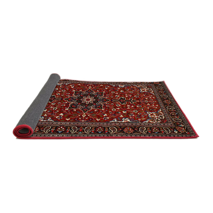 Sideview of Traditional Sienna Brown Persian Rug, tr1713