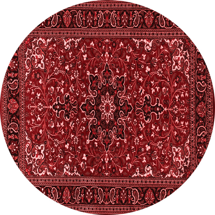 Machine Washable Persian Red Traditional Rug, wshtr1713red