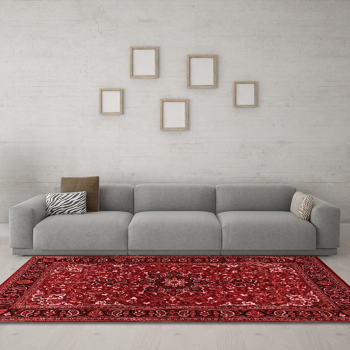 Traditional Red Washable Rugs