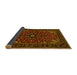 Sideview of Persian Yellow Traditional Rug, tr1713yw