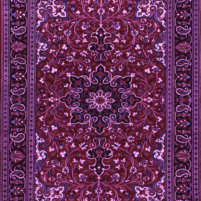 Machine Washable Persian Purple Traditional Area Rugs, wshtr1713pur