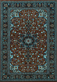 Persian Light Blue Traditional Rug, tr1713lblu