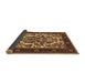 Sideview of Persian Brown Traditional Rug, tr1714brn