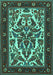 Persian Turquoise Traditional Rug, tr1714turq