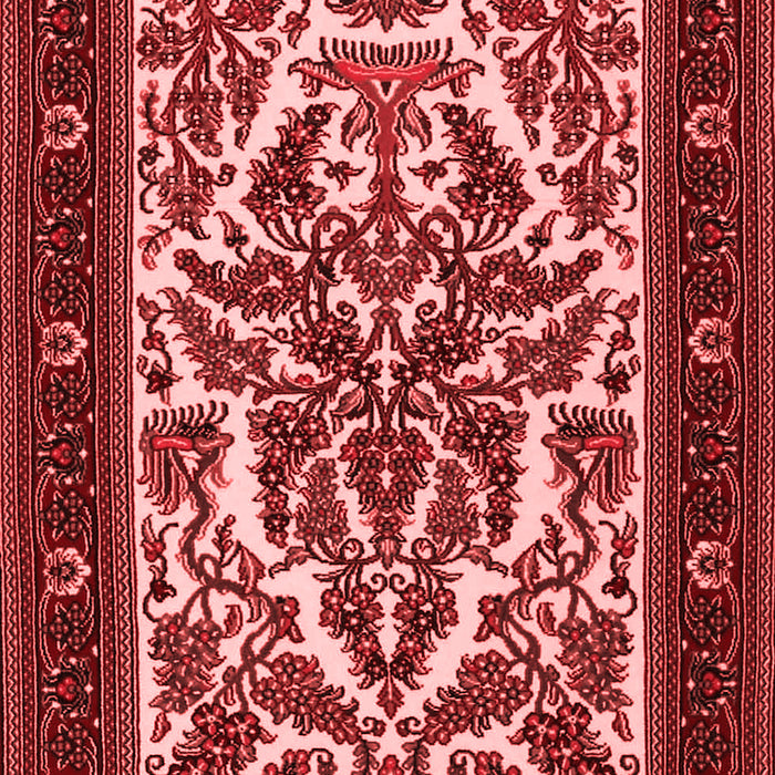 Machine Washable Persian Red Traditional Rug, wshtr1714red