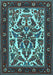 Machine Washable Persian Light Blue Traditional Rug, wshtr1714lblu