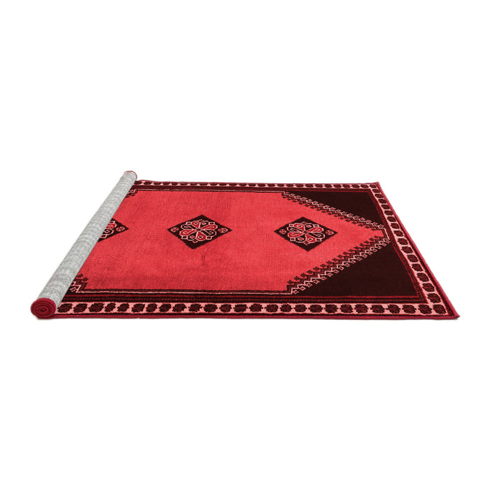 Country Red Washable Rugs