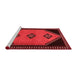 Country Red Washable Rugs