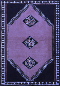 Southwestern Blue Country Rug, tr1715blu