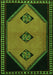 Southwestern Green Country Rug, tr1715grn