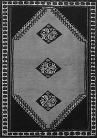 Southwestern Gray Country Rug, tr1715gry