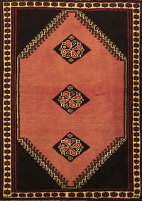 Southwestern Brown Country Rug, tr1715brn