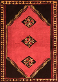 Southwestern Orange Country Rug, tr1715org