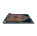 Sideview of Southwestern Light Blue Country Rug, tr1715lblu