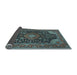 Sideview of Medallion Light Blue Traditional Rug, tr1716lblu