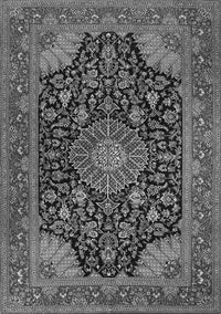 Medallion Gray Traditional Rug, tr1716gry